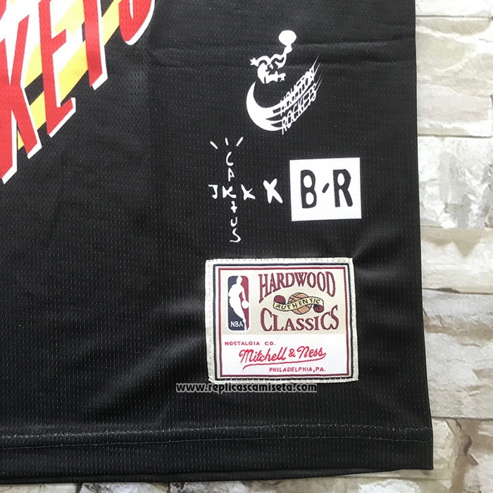 Camiseta Houston Rockets x Cactus Jack #01 Negro